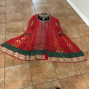 Pakistani Dress good condition size large
